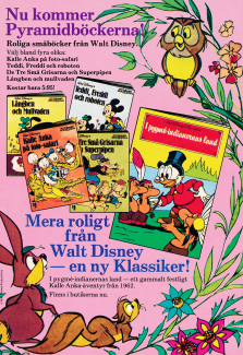 Reklam för en ny serie böcker från Walt Disney - Pyramidböckerna