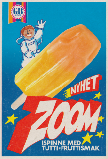 Annons för glassen Zoom från GB Glass