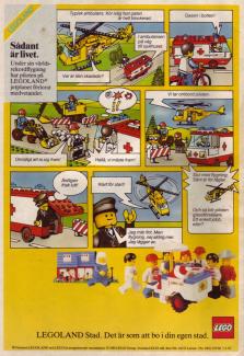 Reklam i serieformat som visar upp nya LEGO-byggsatser som är nya för säsongen