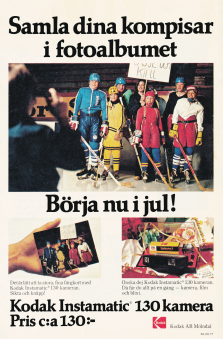 Reklam för kameran Kodak Instamatic
