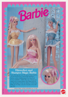 Reklam för Schampoo Magic Barbie