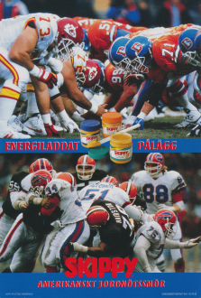 Reklam för jordnötssmör från Skippy