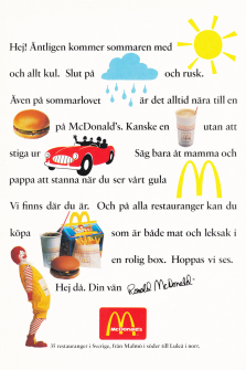 Reklam för McDonald's