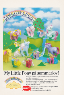 Reklam för My Little Pony från BRIO Playmix där ponnysarna har sommarlov