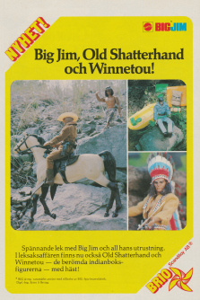 Reklam för leksakserien Big Jim