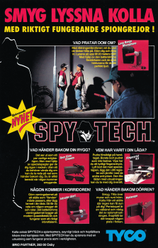 Reklam för spionleksaker från TYCO