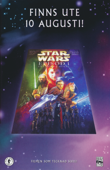 Reklam för serietidningen Star Wars: Episode 1