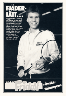 Reklam för önskeklubben från Lilla Fridolf