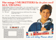 Tävla med godisbiten 3 musketeers