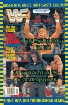 Reklam för tidningen om WWF - World Wrestling Federation