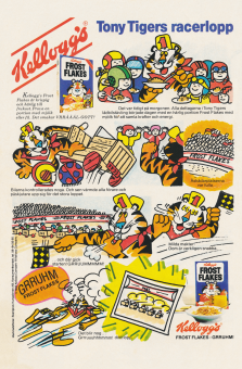 Reklam i serieformat för Kellogg's Frost Flakes