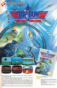 Reklam för spelet Top Gun 