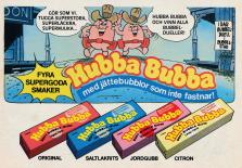 En annons för Hubba Bubba i liggande format