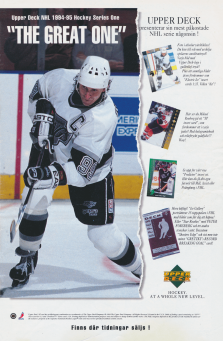 Reklam för samlarkort från Upper Deck