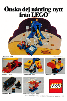 Reklam för nya byggsatser från LEGO