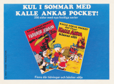Reklam för Kalle Ankas pocket