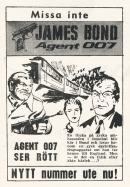 Reklam för tidningen James Bond - Agent 007