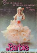 Reklam för att dockan Barbie har fått en egen serietidning som bara handlar om Barbie