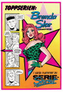 Reklam för serien Brenda Star, som man kunde läsa om man köpte tidningen Serie-Starlet