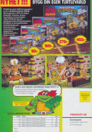 Reklam för Byggis med temat Teenage Mutant Hero Turtles