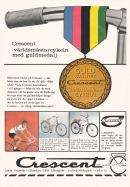 Reklam för en tävling där du kan vinna cyklas från Crescent