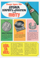 Reklam för Den Stora Kapsyljakten från läsken Merry