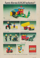 Annons med gamla LEGO-figurer