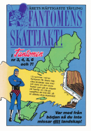 Reklam för Fantomens skattjakt, en tävling för de som läser Fantomen