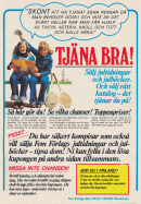 Reklam för Fem Förlag som även erbjuder försäljning i Finland