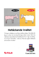 Annons för VHS-kassetter från Fuji