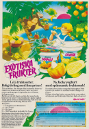 Tävlingsreklam för Jacky Guava från Margarinbolaget