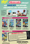 Reklam för Yapon Videospel som hyr ut Nintendo basenhet och Gameboy