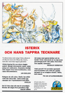 Reklam för parodialbumet Isterix och hans tappra tecknare