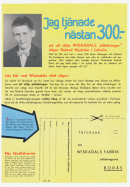 Reklam för Wiskadals fabrik som även ger ut jultidningar