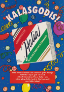 Reklam för godiset Italia som nu även kommit i tablettask