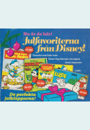 Annons för olika Walt Disneytidningar som produceras vid jultid