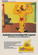 Reklam för godiset SportGoofy från Disney och Fazer