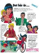 Reklam för serietidningen Katitzi, en helsvensk serietidning enligt annonsen