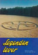 Reklam för Fantomen där hans goda märke syns i ett svenskt sädesfält som en crop circle