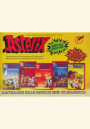Reklam för berättelser på kassettband med historierna från Asterix seriealbum