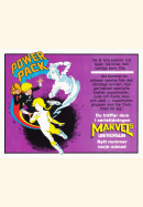 Reklam för seriefigurerna Power Pack från Marvel