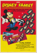 Reklam för mjölkchokladen Nestlé Disney Family