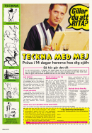 Annons för Teckningskursen av Åke Skiöld, denna gång med en grön detalj i annonsen som inte funnits där tidigare