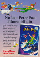 Reklam från Walt Disney Home Video som erbjuder oss att köpa videofilmen Peter Pan under en begränsad tid