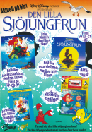 Reklam för en mängd olika prylar med Den Lilla Sjöjungfrun på