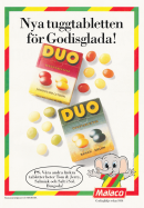 Reklam för tablettasken Duo från Malaco