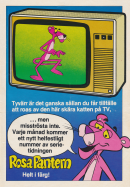 Reklam för serietidningen Rosa Pantern