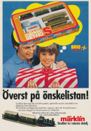 Reklam för modelljärnvägen Märklin