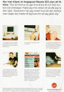 Bildserie som visar upp hur man kopplar upp sig mot hemsidan Passagen.se och söker efter en begagnad bil