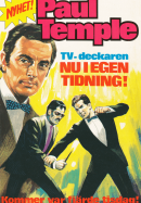 Reklam för tv-deckaren Paul Temple i en egen serietidning